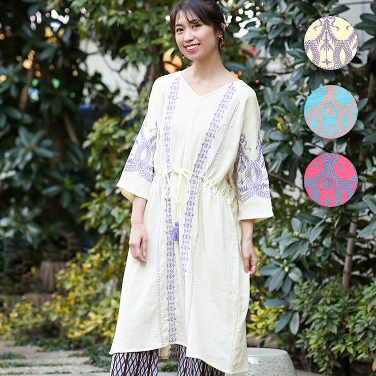 楊柳刺繍ワンピース Kwicb317 チチカカ 品番 Ttkw チチカカのレディースファッション通販 Shoplist ショップリスト