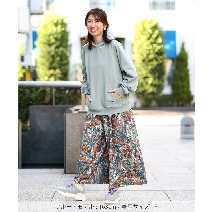 ボタニカルペイントワイドパンツ lscba043 チチカカ[品番：TTKW0009753