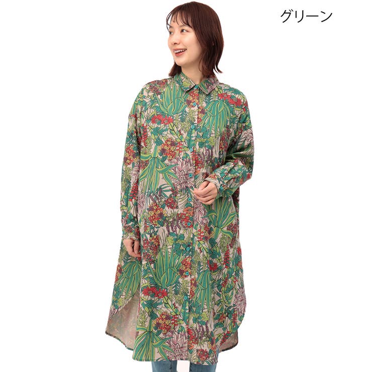 ボタニカルペイントシャツワンピース lscba048 チチカカ | チチカカ | 詳細画像6 