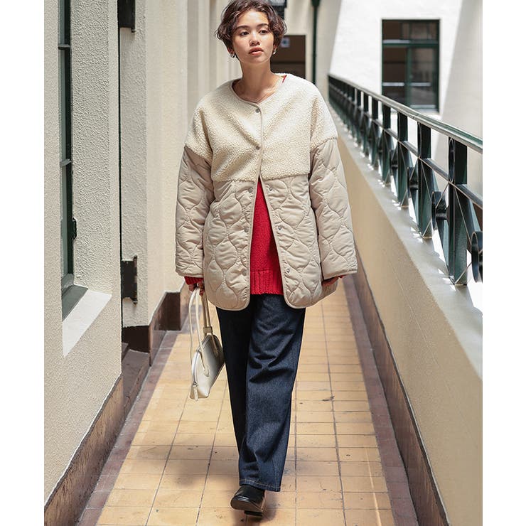 ボア切替キルティングショートコート | titivate | 詳細画像17 