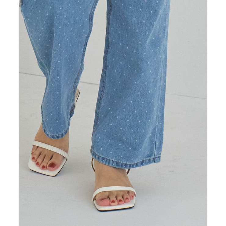 スクエアトゥナローサンダル | titivate | 詳細画像6 