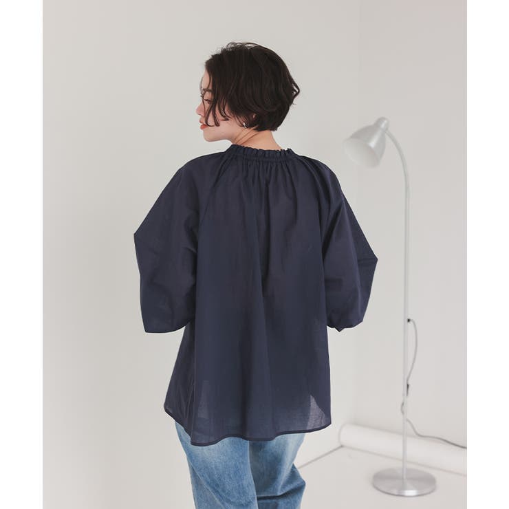 リボン付きAラインギャザーブラウス | titivate | 詳細画像34 