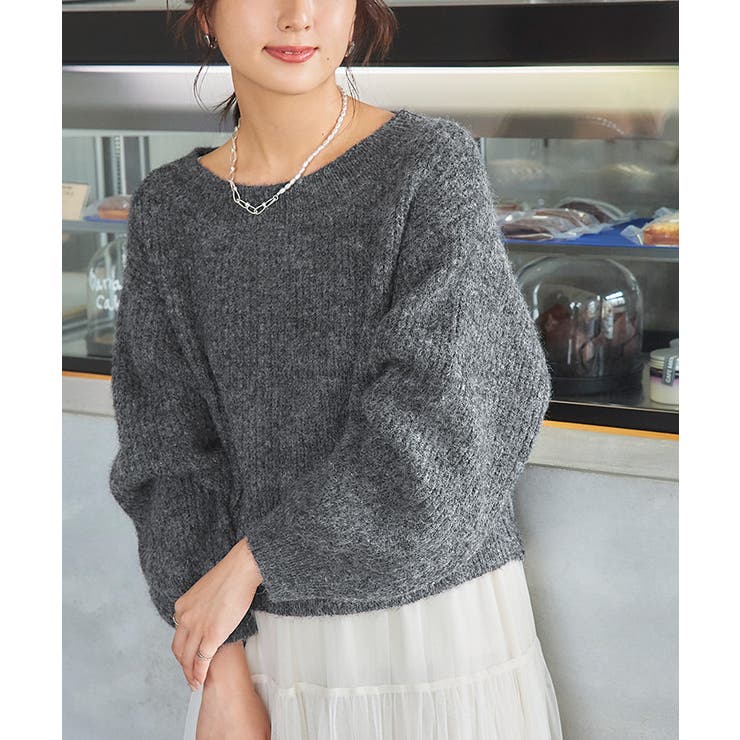 短期間値下げ　ボートネック レディ ニット .M ￥22,000（税込） 短期間値下げ ボートネック レディ ニット .M ￥22,000（税込）