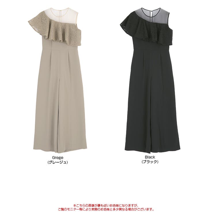 ラッフルレースオールインワン オールインワン レディース | titivate | 詳細画像6 