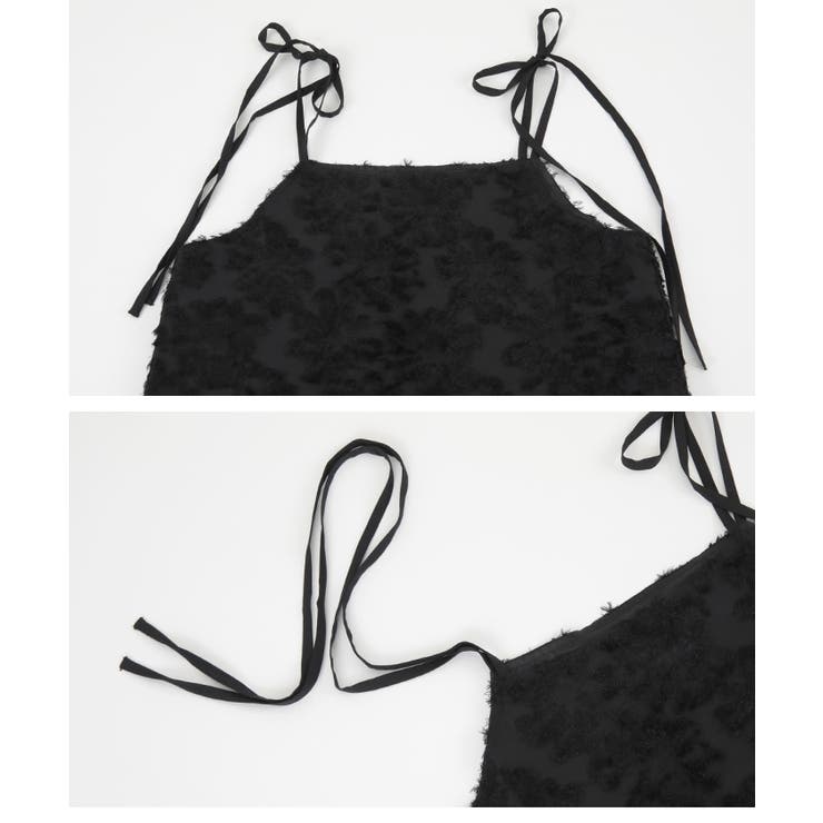 フラワーフリンジキャミソールワンピース | titivate | 詳細画像2 