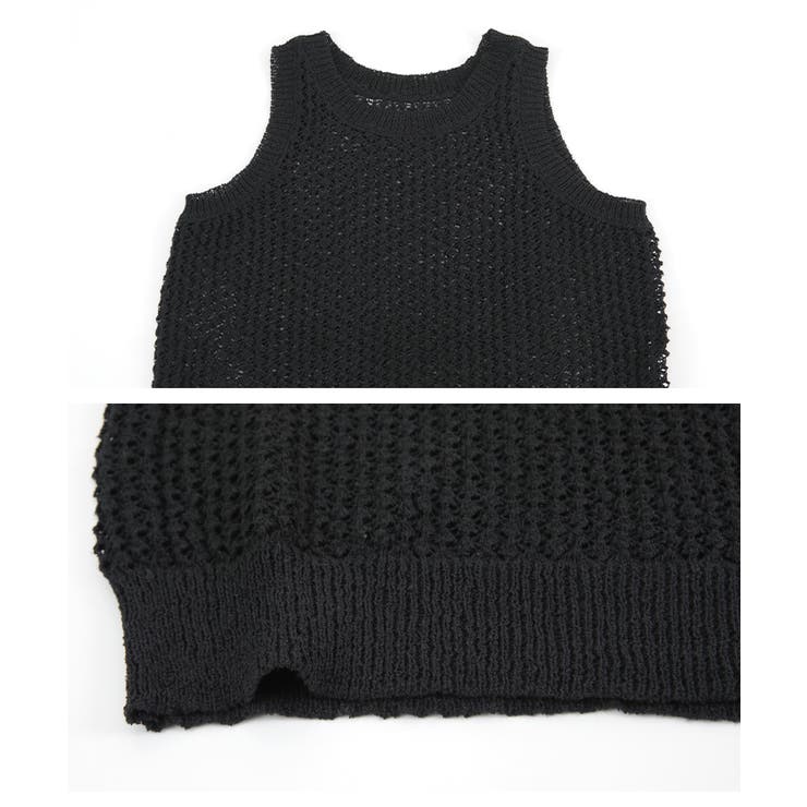 ループヤーンノースリーブトップス | titivate | 詳細画像2 