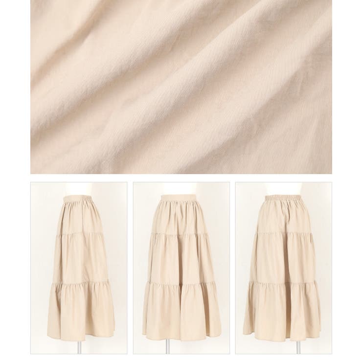 ナイロンティアードスカート | titivate | 詳細画像4 