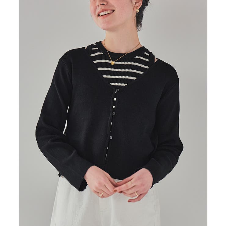 タンクトップセットVネックカーディガン | titivate | 詳細画像9 