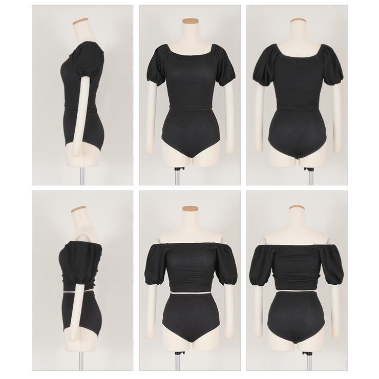 パフスリーブセパレートビキニ/水着 水着体型カバー | titivate | 詳細画像4 