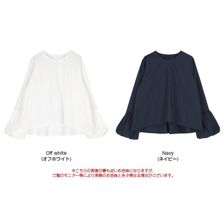 袖口バルーンデザインブラウス | titivate | 詳細画像6 