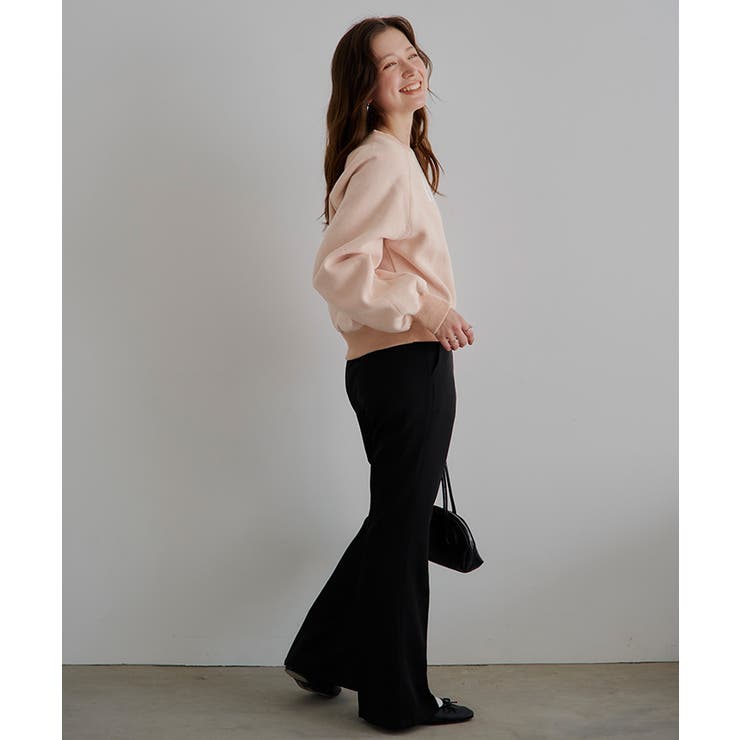 裏起毛ロゴプリントプルオーバー トップス レディース | titivate | 詳細画像13 