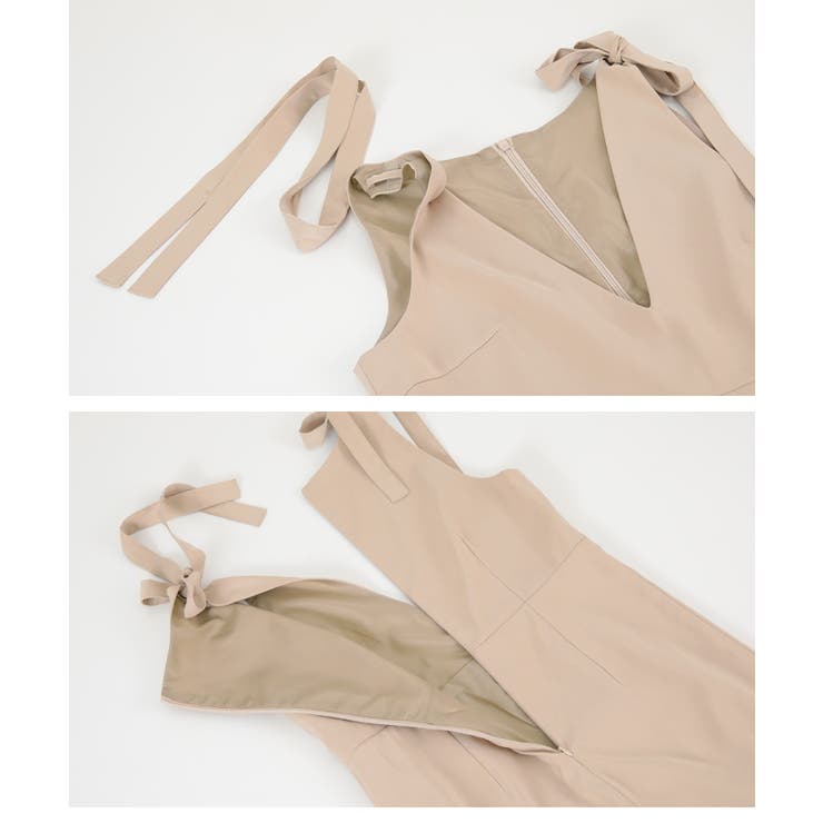 ショルダーリボン付オールインワン | titivate | 詳細画像2 