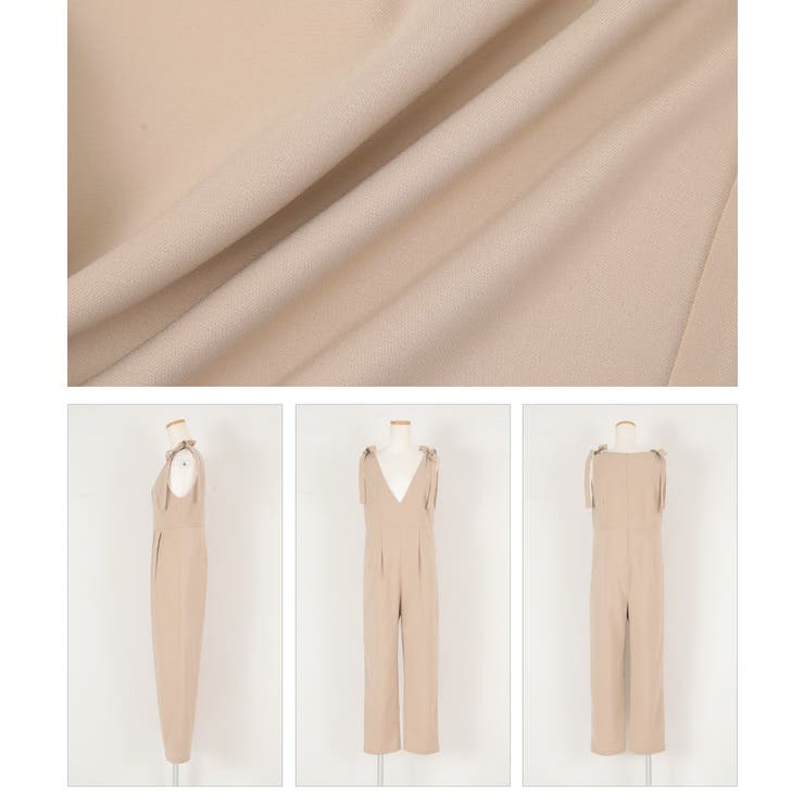 ショルダーリボン付オールインワン | titivate | 詳細画像4 