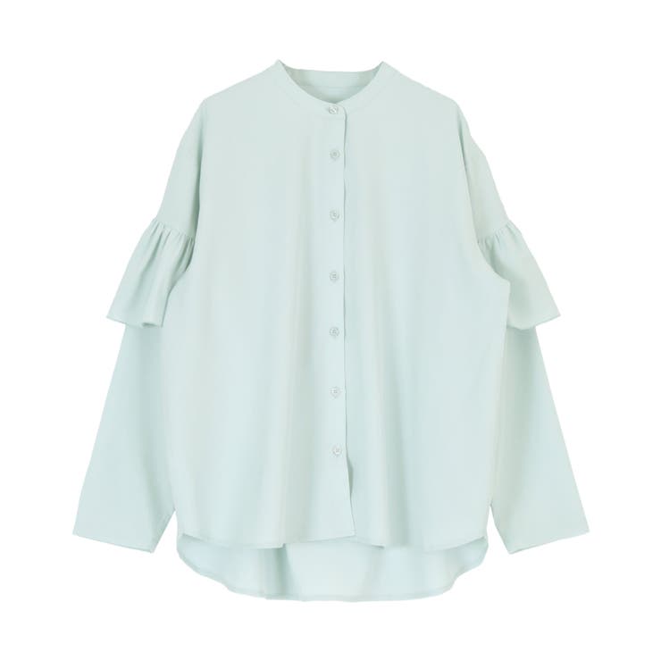 バックフリルデザインシャツ/ラッシュガード 水着体型カバー | titivate | 詳細画像6 