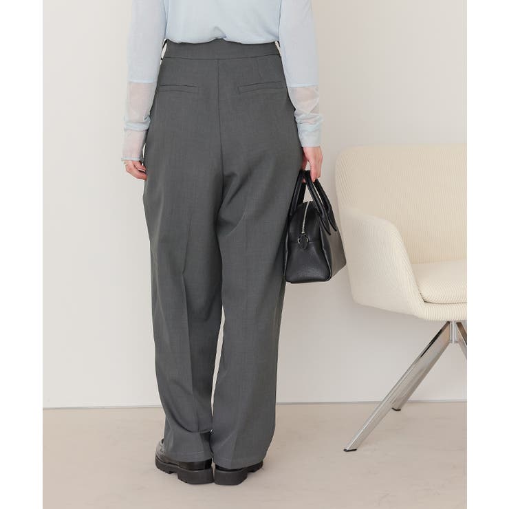 インタックセンタープレスワイドパンツ | titivate | 詳細画像32 