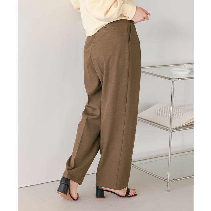 インタックセンタープレスワイドパンツ | titivate | 詳細画像9 