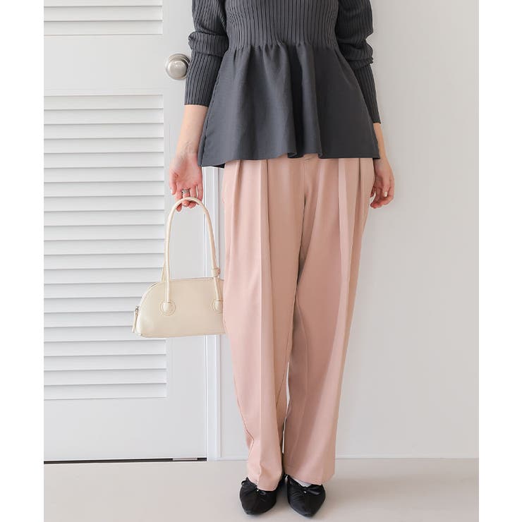 インタックセンタープレスワイドパンツ | titivate | 詳細画像10 