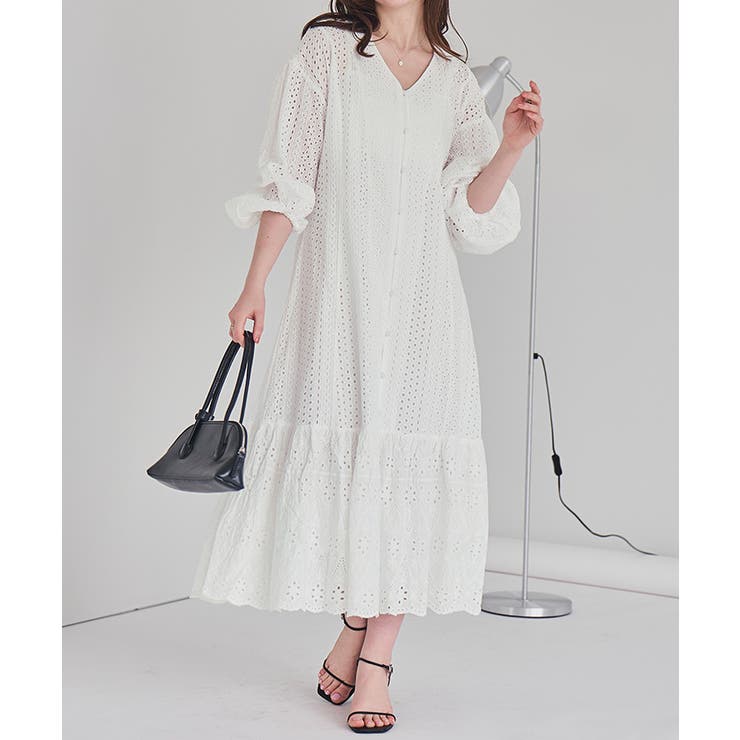 コットン刺繍レースワンピース | titivate | 詳細画像15 