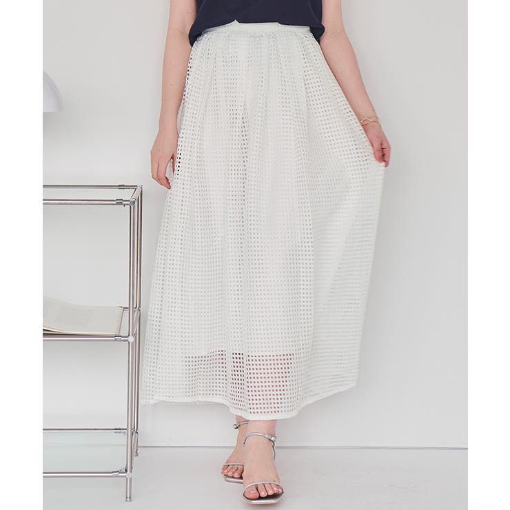 メッシュフレアスカート | titivate | 詳細画像11 