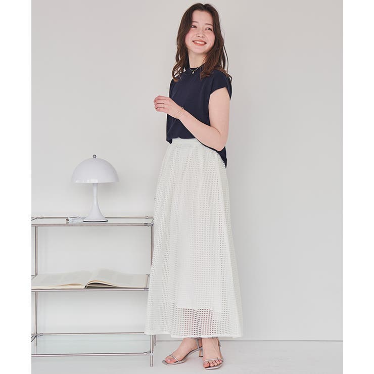 メッシュフレアスカート | titivate | 詳細画像12 