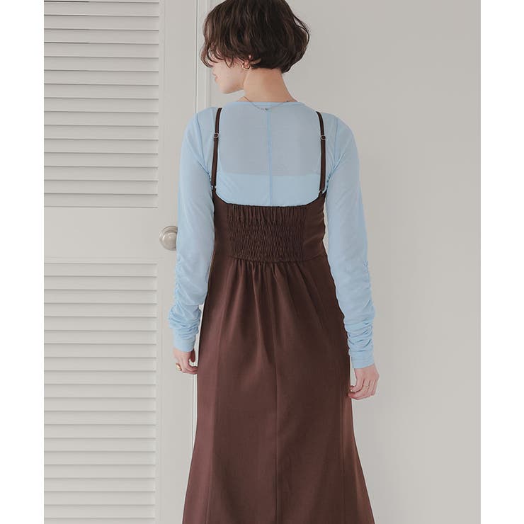 袖シャーリングシアートップス | titivate | 詳細画像5 