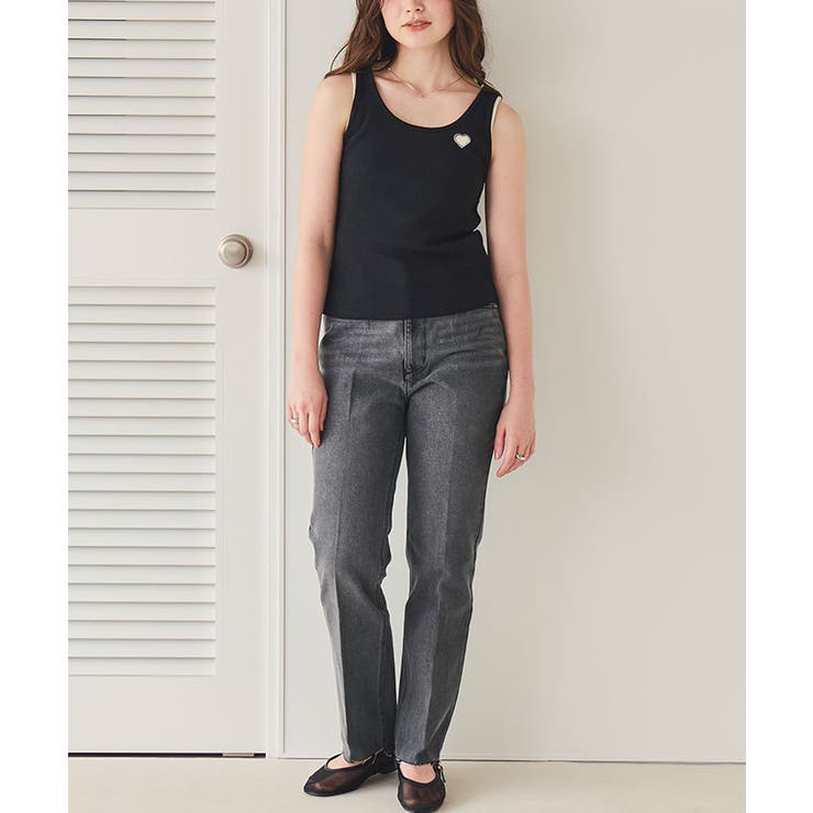 くり抜きハート刺繍タンクトップ | titivate | 詳細画像7 