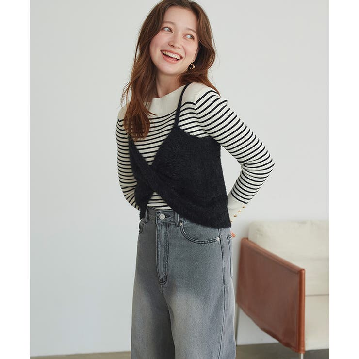 フェザーツイストリボンビスチェ | titivate | 詳細画像2 