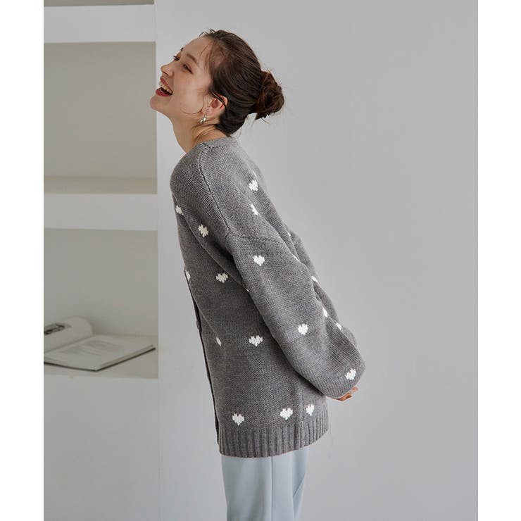 ハートニットカーディガン | titivate | 詳細画像12 