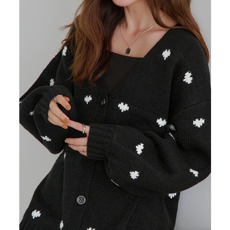 ハートニットカーディガン | titivate | 詳細画像14 