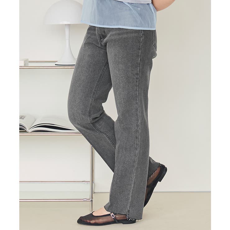 裾段差テーパードデニムパンツ | titivate | 詳細画像10 