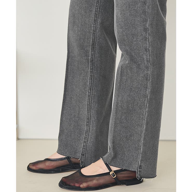 裾段差テーパードデニムパンツ | titivate | 詳細画像11 