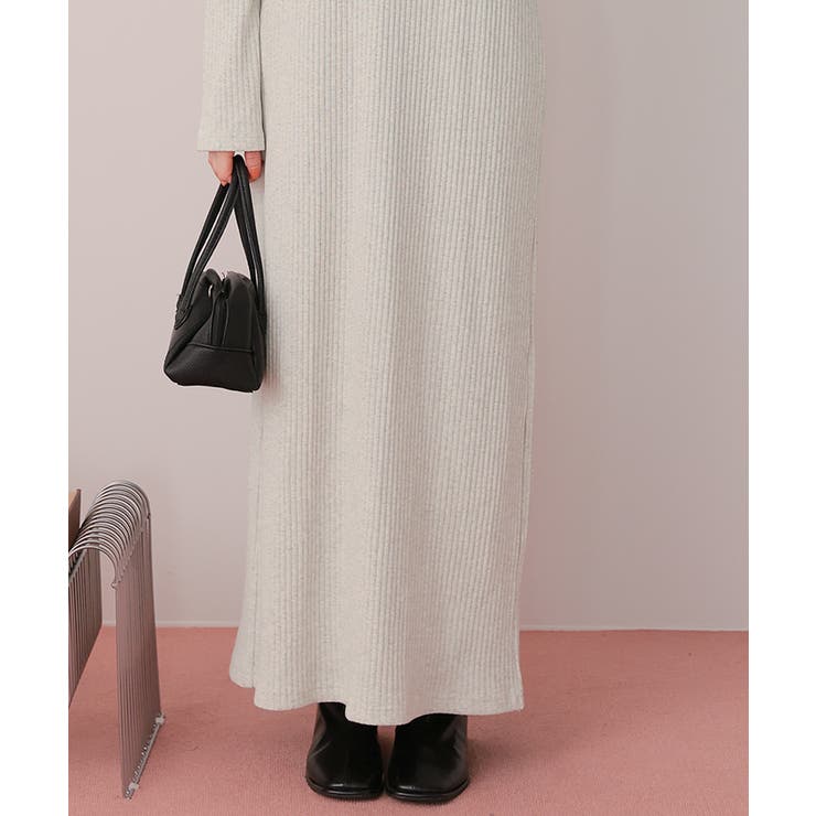 クルーネックリブワンピース | titivate | 詳細画像7 