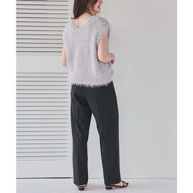 ラップ風デザインハイウエストパンツ | titivate | 詳細画像19 