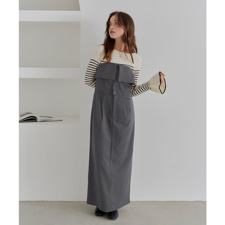 キャミソール/ベアトップ2wayワンピース | titivate | 詳細画像9 