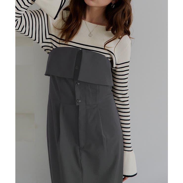 キャミソール/ベアトップ2wayワンピース | titivate | 詳細画像11 