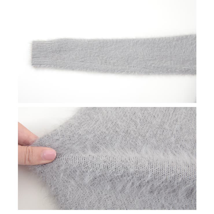 ポロ襟シャギーニット | titivate | 詳細画像3 