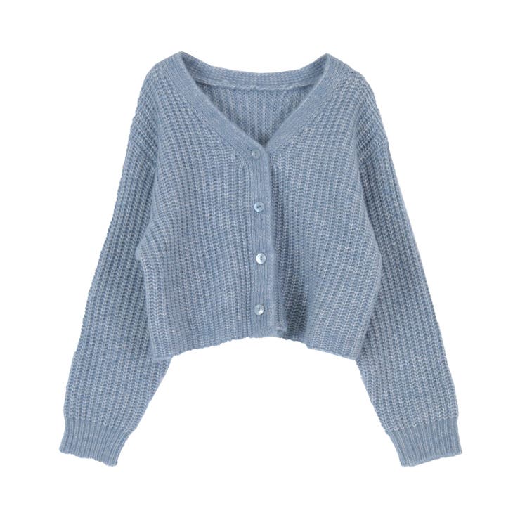 Vネックショートニットカーディガン | titivate | 詳細画像5 