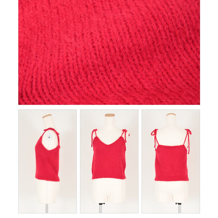 リボンデザインニットキャミソール | titivate | 詳細画像4 