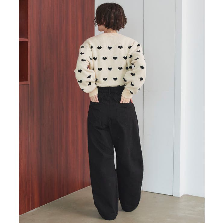 ハート柄ニットプルオーバー | titivate | 詳細画像10 