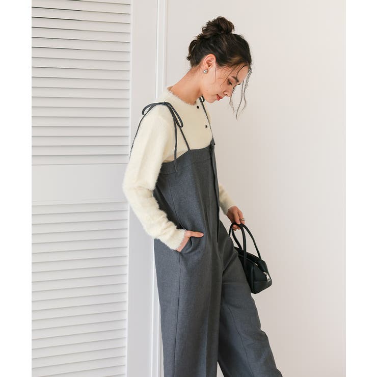 クルーネックミニシャギーニットカーディガン | titivate | 詳細画像7 