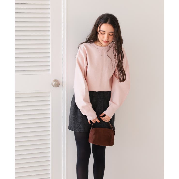 スウェットライククルーネックニット | titivate | 詳細画像21 