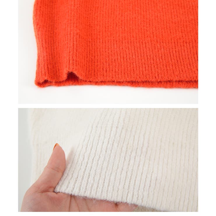 パフスリーブふわっとニットトップス | titivate | 詳細画像7 