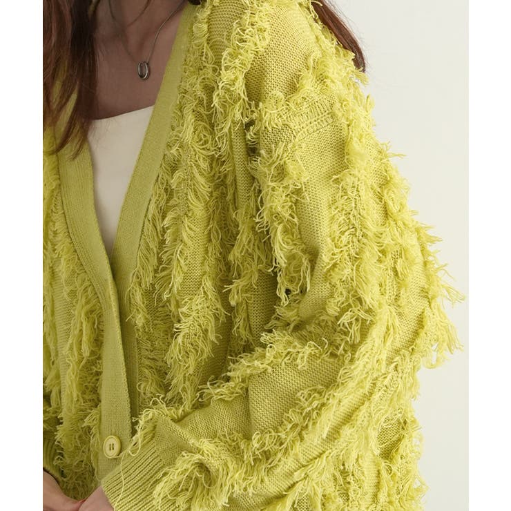 フリンジニットカーディガン | titivate | 詳細画像14 