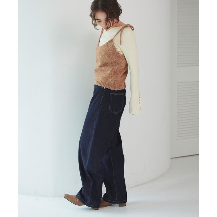 カーブラインデニムパンツ | titivate | 詳細画像7 