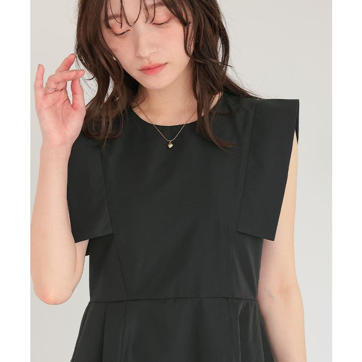 スクエアスリーブフレアワンピース | titivate | 詳細画像15 