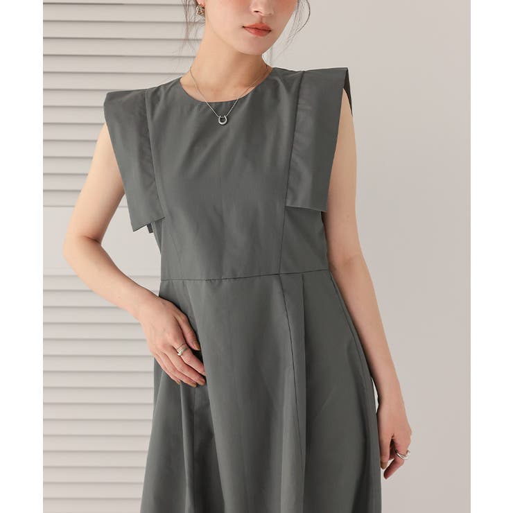 スクエアスリーブフレアワンピース | titivate | 詳細画像23 