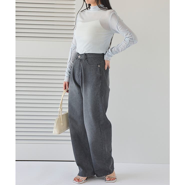 袖コード刺繍ハイネックプルオーバー | titivate | 詳細画像7 