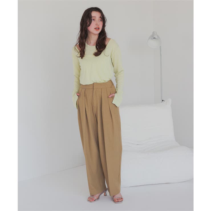 Uネック/タンクレイヤードトップス | titivate | 詳細画像9 