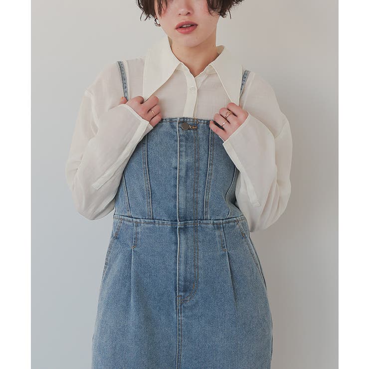 デザイン襟シアーシャツ | titivate | 詳細画像32 