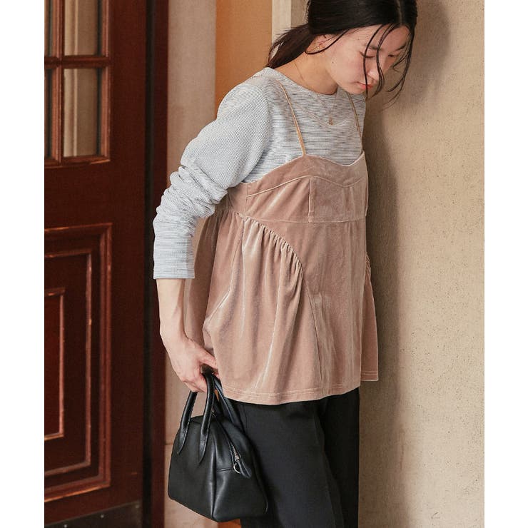 ハートカット刺繍前後2wayカットソー | titivate | 詳細画像6 